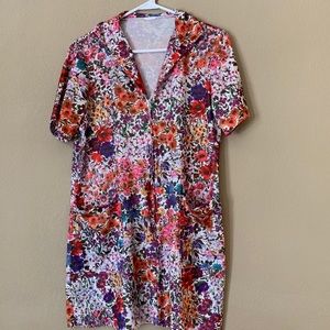 Vintage Funky Floral Mini Dress